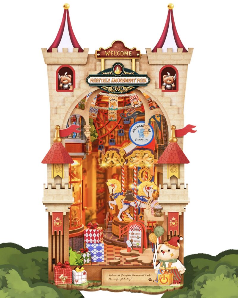 Rolife Fairytale Amusement Park DIY Book Nook Kit with LED