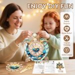 Cutywood Sea Turtle 3D Wooden Clock Puzzle