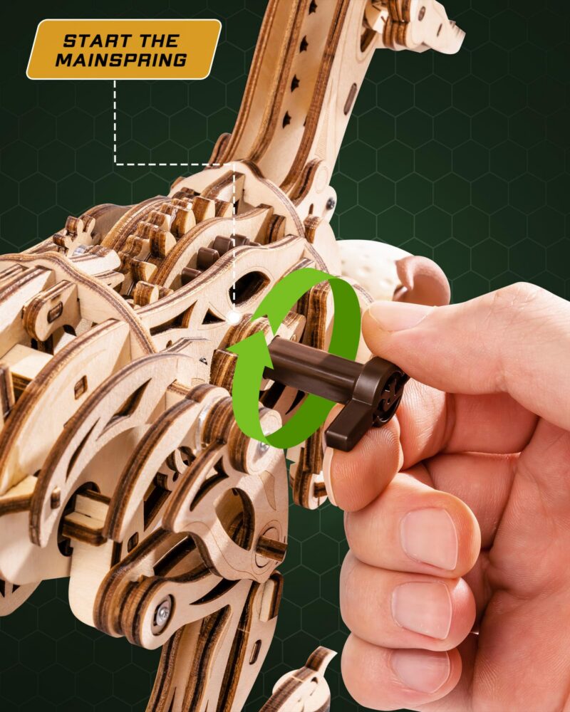 Rokr Velociraptor 3D Wooden Puzzle