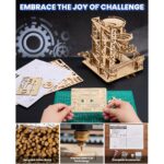 Uplike Climbing Compass 3D Wooden Marble Run