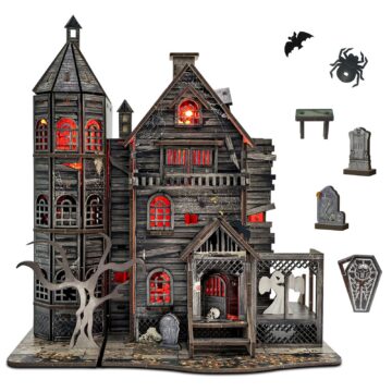 Dibetoy Haunted House DIY Book Nook Kit with LED