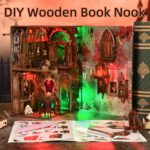 Fifijoy Haunted Horror DIY Book Nook Kit with LED