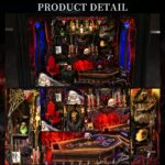 Droicc Gothic Vampire Study DIY Book Nook Kit with LED