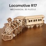 Wood Trick Toy Train Set 3D Wooden Model Kit