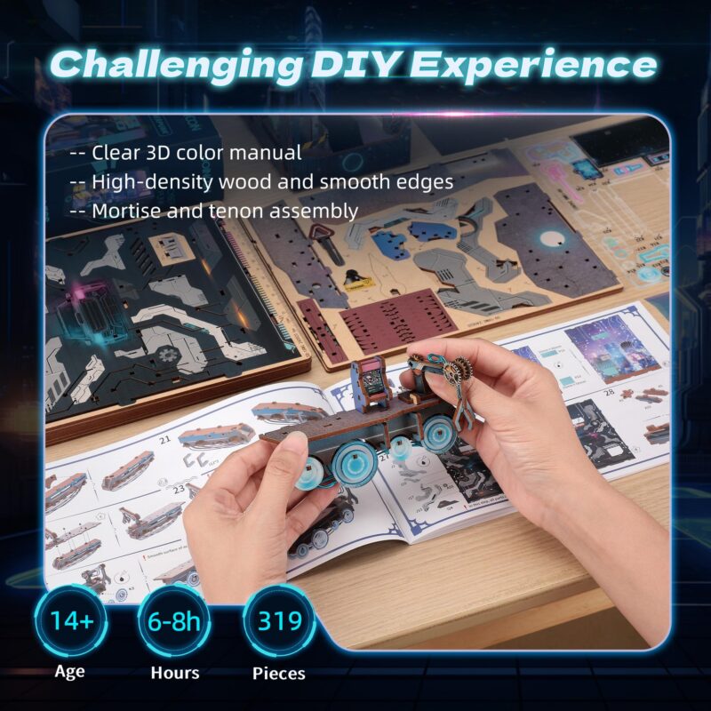 Funpola Endless Dimensions DIY Book Nook Kit with LED