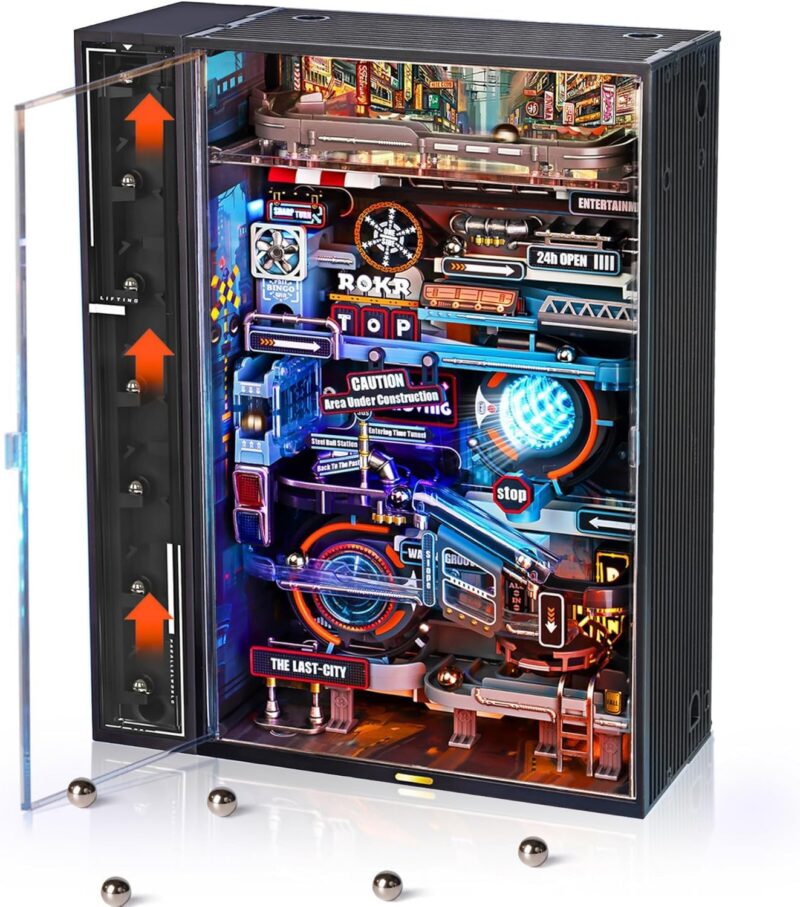 Rokr Parallel World 2-in-1 3D Wooden Marble Run
