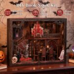 Joibabe Haunted Manor DIY Book Nook Kit with LED