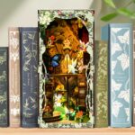 Isseve Forest Secret World DIY Book Nook Kit with LED