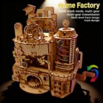 Faucly Mechanical Castle 3D Wooden Puzzle