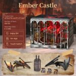 MiniCity Ember Castle DIY Book Nook Kit with LED