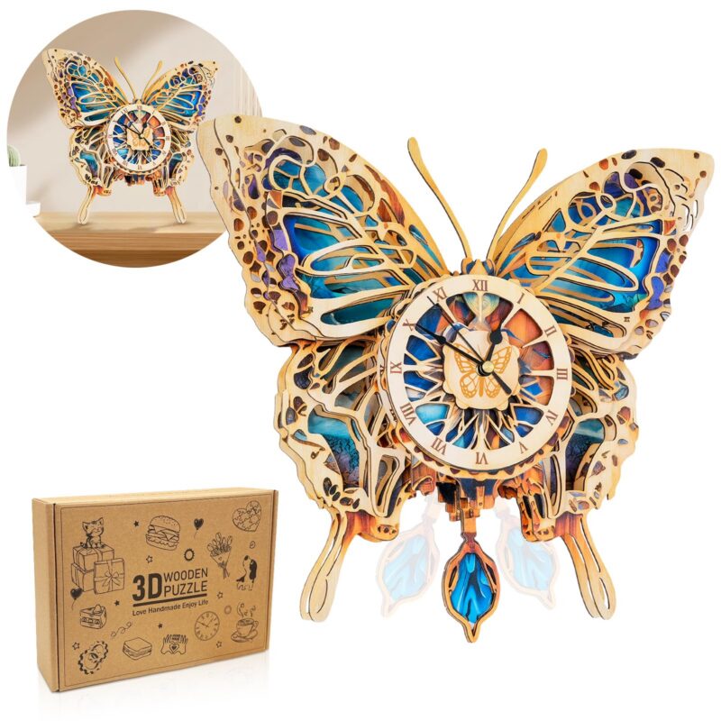 Cutywood Knight Shield 3D Wooden Clock Puzzle