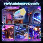 Funpola Endless Dimensions DIY Book Nook Kit with LED