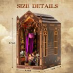 Roine Lxux Rose Princess DIY Book Nook Kit with LED