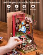 Robotime Fall Into Wonder DIY Book Nook Kit
