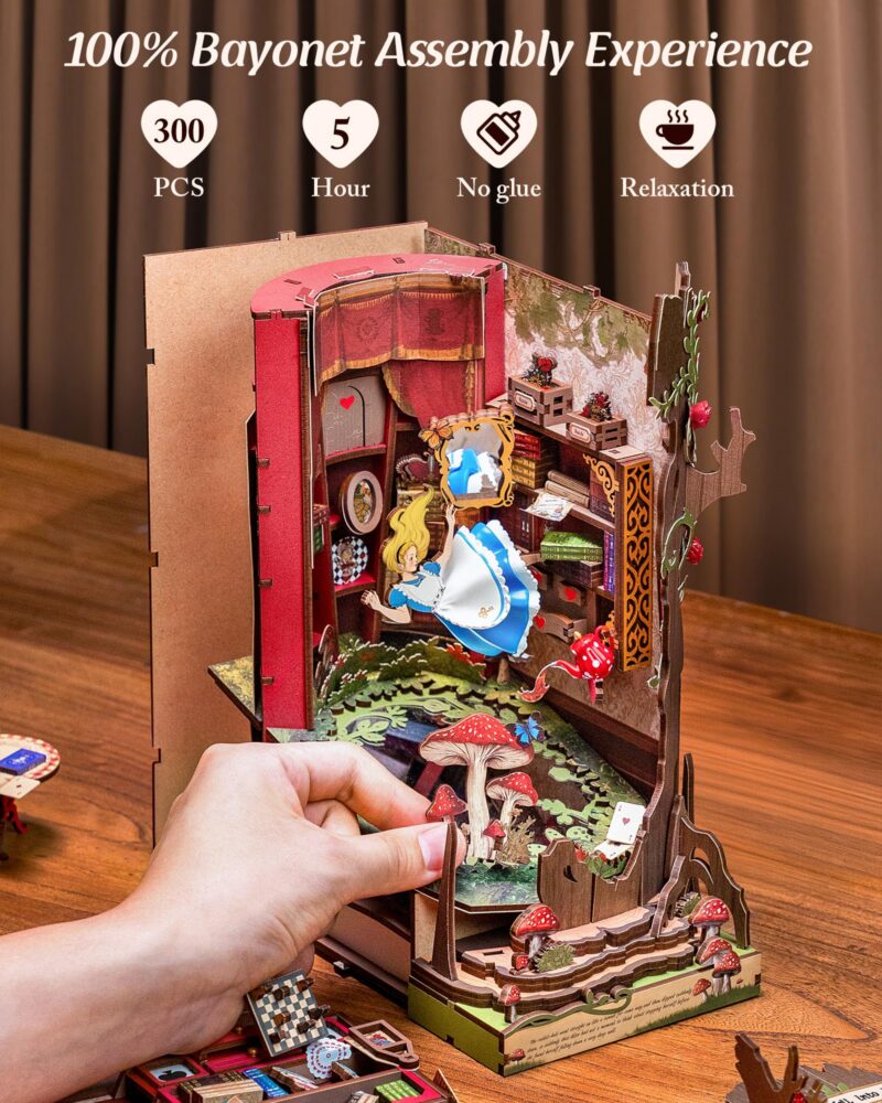 Robotime Fall Into Wonder DIY Book Nook Kit