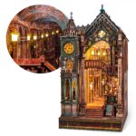 Funpola Magic Library DIY Book Nook Kit with LED