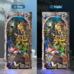 Fifijoy Lost City of Atlantis DIY Book Nook Kit with LED