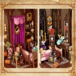 Roine Lxux Rose Princess DIY Book Nook Kit with LED
