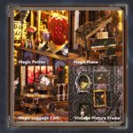 Flever William Castle DIY Book Nook Kit with LED