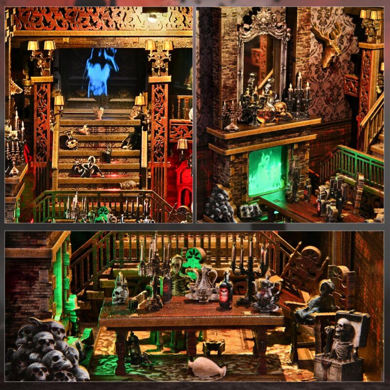 Droicc Bloody Hotel DIY Book Nook Kit with LED